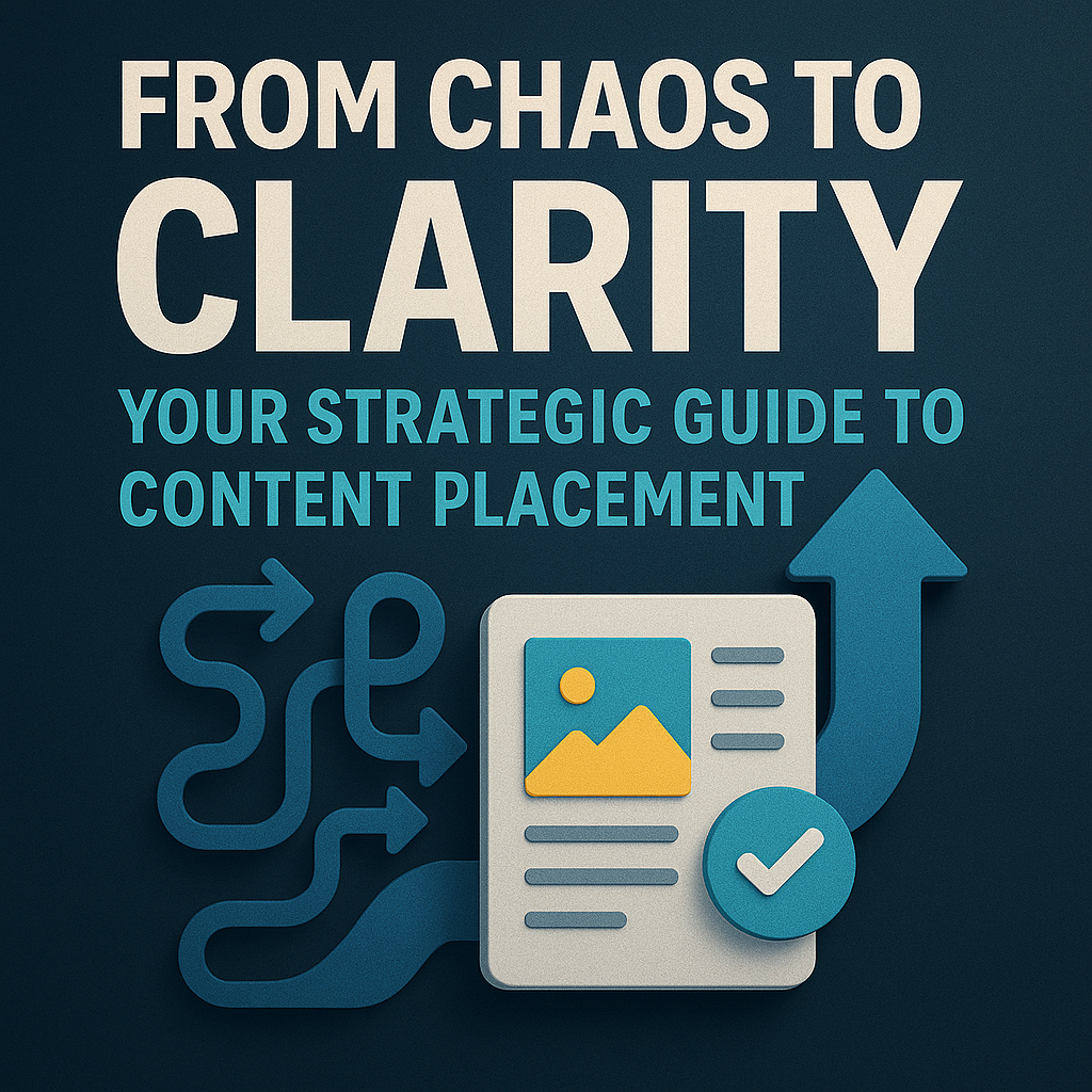 From Chaos to Clarity: Your Strategic Guide to Content Placement